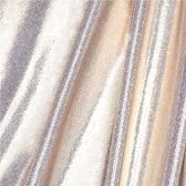 Kód: 38262 Vizes hatású fényesen csillogó (apró pöttyös) lycra - BIANCO ORO  / 38262